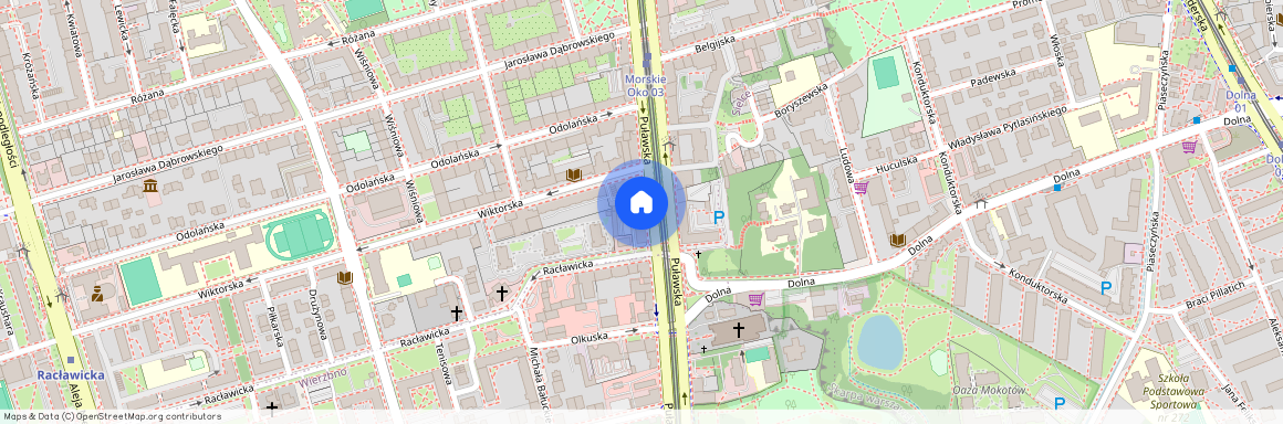 ul. Puławska, Stary Mokotów, Mokotów, Warszawa, mazowieckie