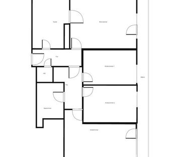 Helle 4-Zimmerwohnung mit Balkon - Photo 2