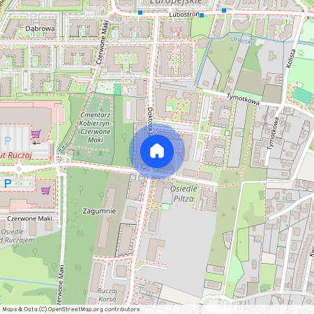 ul. dr. Jana Piltza, Kobierzyn, Dębniki, Kraków, małopolskie