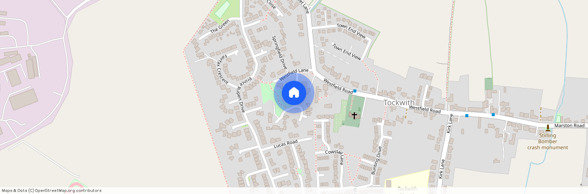 Westfield Green, Tockwith, York, North Yorkshire, UK, YO26