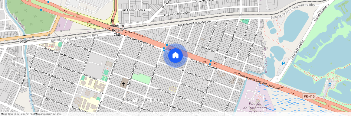 Rua Carlos Poulhmann, 9431, Maria Antonieta - Pinhais - PR