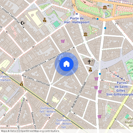 Rue d'Andenne - Andennestraat 49, 1060 Saint-Gilles - Sint-Gillis, Belgium