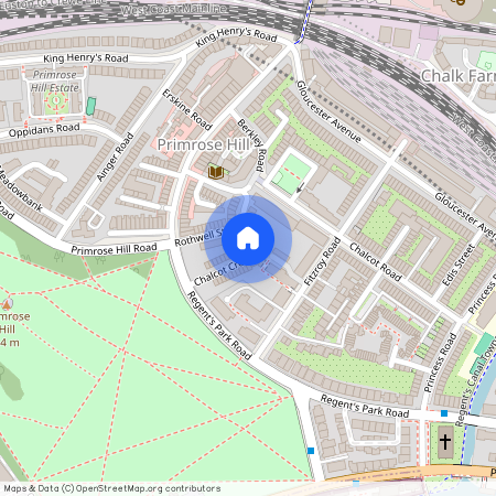 Chalcot Crescent, Primrose Hill NW1