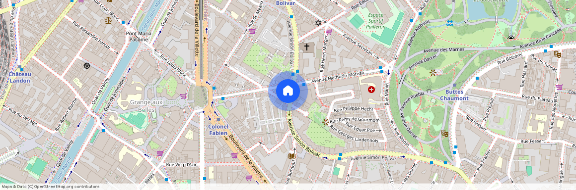 Simon Bolivar 103, Avenue Simon Bolivar, Paris