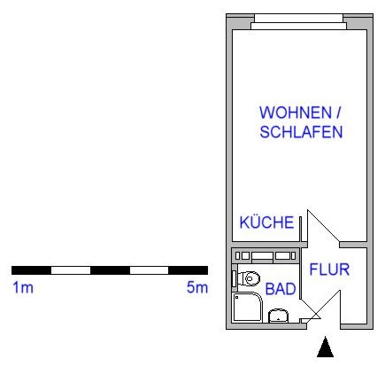 Innenstadtlage - 1-Raum-Wohnung mit Dusche - Photo 3