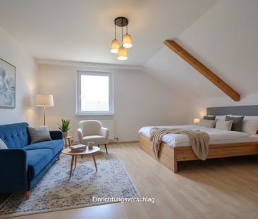 Freundliche 1 ZIMMERWOHNUNG im DACHGESCHOSS - Photo 1