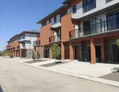 Beautiful Brand New Townhouse - 2BR & 2.5 Bath with A/C | 706 - 400 Belmont Street Southwest, Calgary - Photo 1