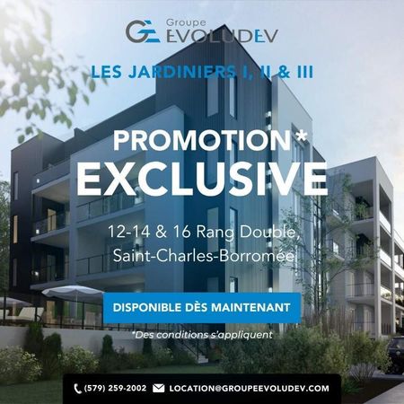 Les Jardiniers I & II | 3-4-5 ½ à louer, Joliette (SCB) - Photo 4