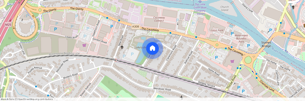 Chandos Road, Staines-upon-Thames, Surrey, TW18