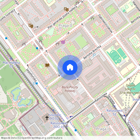 Nowa Praga, Bertolta Brechta, Praga-Północ, Warszawa