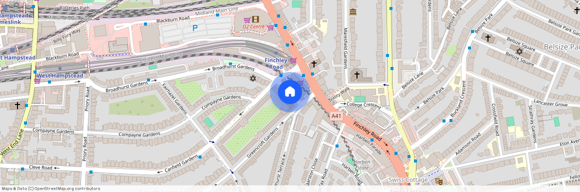 Broadhurst Gardens, Finchley Road, NW6 3QX, London