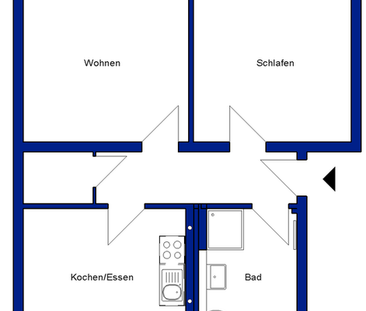 Moderne Wohnung mit viel Platz - Foto 1