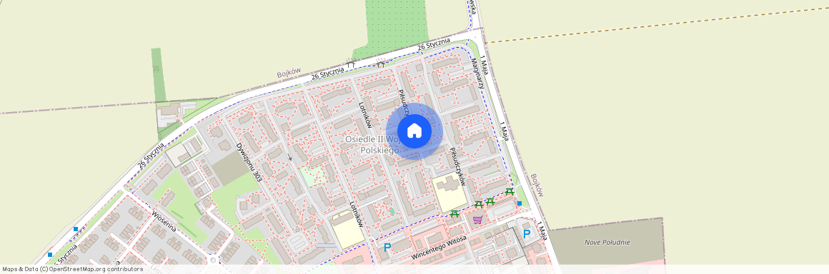 ul. Piłsudczyków, Knurów, gliwicki, śląskie