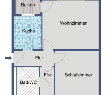 WBS 60+ erforderlich - Schöne Wohnung mit Balkon - Photo 6