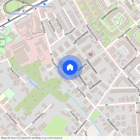 ul. Sieradzka, Junikowo, Grunwald, Poznań, wielkopolskie