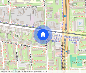 Umeblowane na Dąbrowskiego z balkonem - Zdjęcie 1