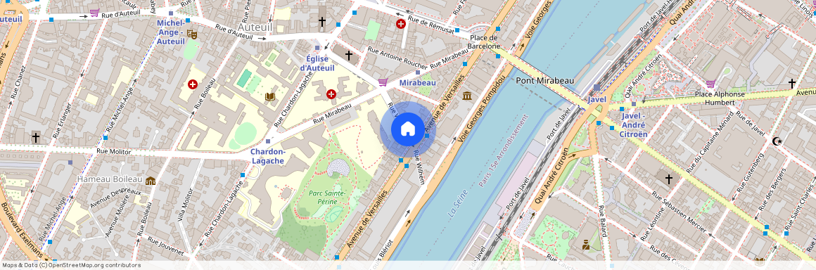 Rue Wilhem entre rue Mirabeau et Quai Louis Bleriot 75016 Paris (16e arrondissement)