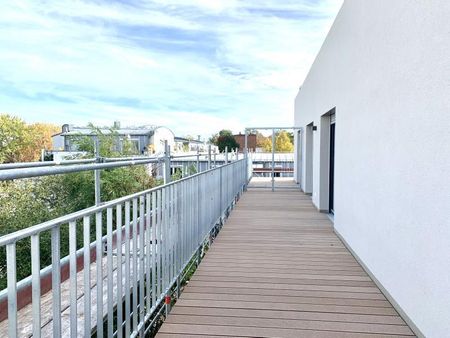 FÜ: Urban & attraktiv, 2-Zi-Wohnung mit großem Balkon, 2.OG, inkl. EBK, Aufzug + TG-Stellplatz - Foto 3