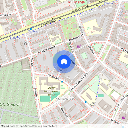 ul. Kłośna, Gajowice, Fabryczna, Wrocław, dolnośląskie