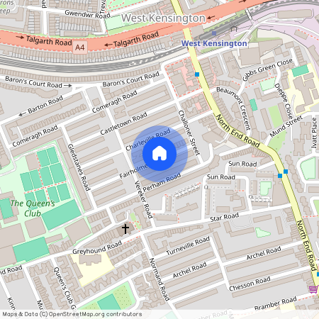 Flat 05 Fairholme Road, Kensington W14 9JZ, West