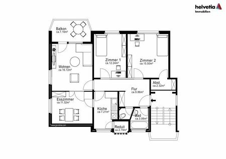 4 room apartment, 6006 Lucerne - Photo 3