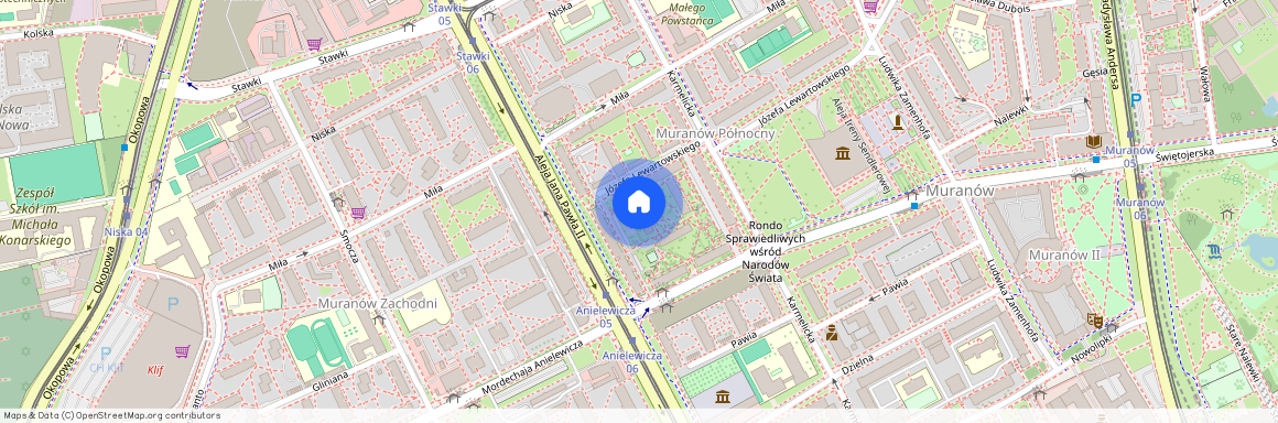 al. Aleja Jana Pawła II, Muranów, Śródmieście, Warszawa, mazowieckie