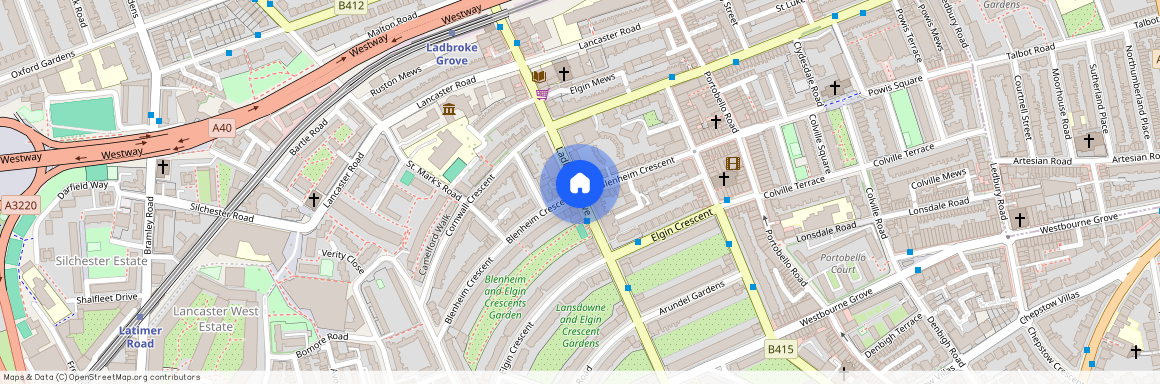 Blenheim Crescent, Holland Park, London, W11