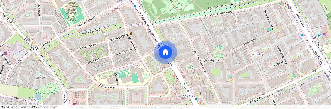 Warszawa, Ursynów, Aleja Komisji Edukacji Narodowej