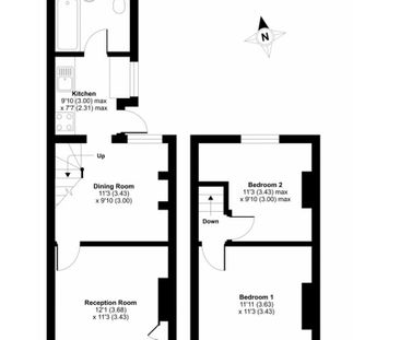 2 bedroom terraced house to rent - Photo 1