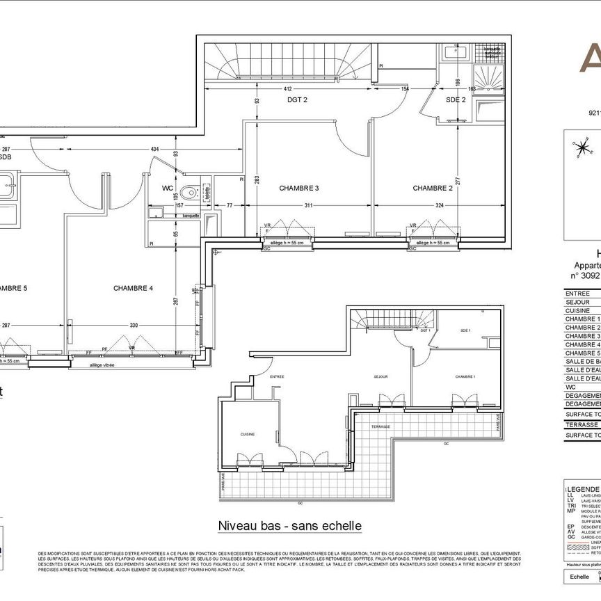 location Appartement T6 DE 122.85m² À CLICHY - Photo 2