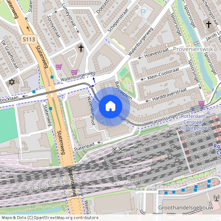 Provenierswijk, 3033 HH, Stationssingel, Rotterdam