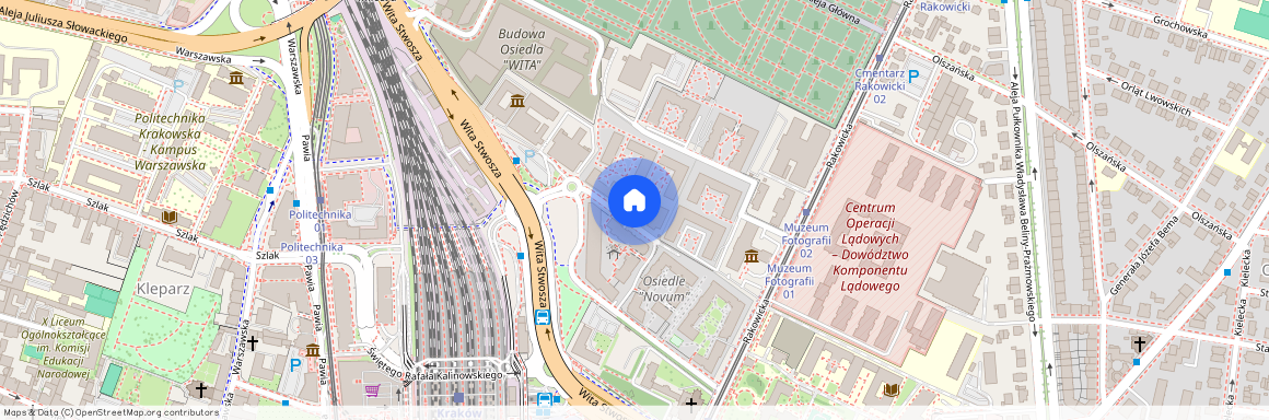 ul. Rakowicka, Przedmieście Warszawskie, Stare Miasto, Kraków, małopolskie