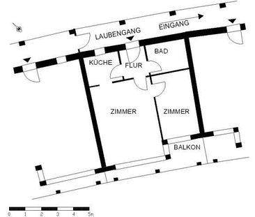 2-Zimmer-Wohnung mit Terrasse für 2 Pers. mit Wohnberechtigungssche... - Photo 2