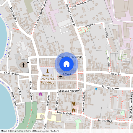 ul. Kościuszki, Wąbrzeźno, wąbrzeski, kujawsko-pomorskie