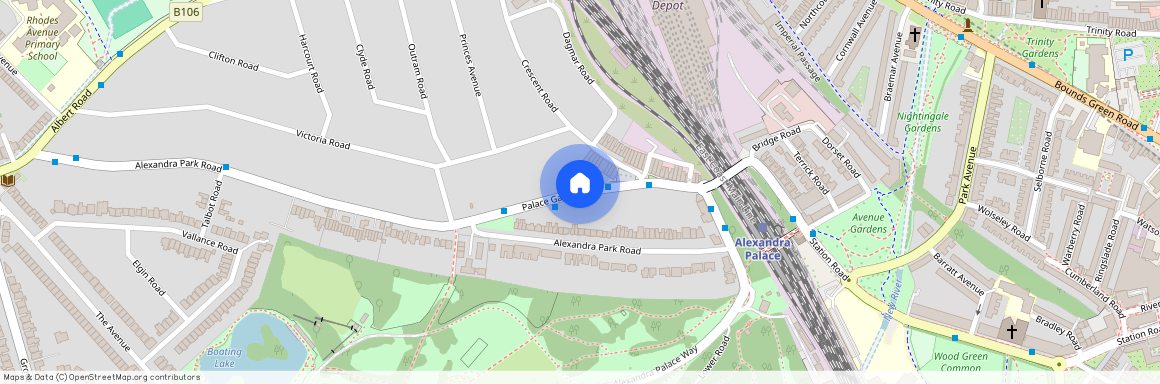Palace Gates Road, N22, London