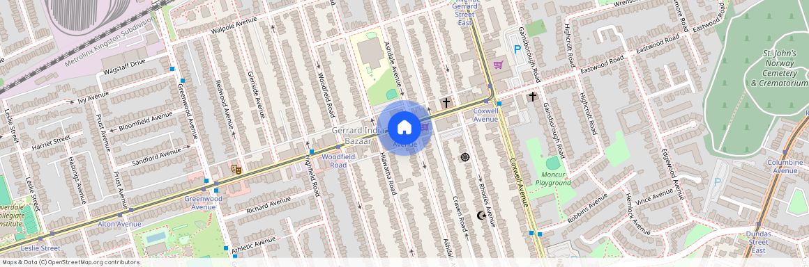 1431 & 1433 Gerrard Street, Toronto