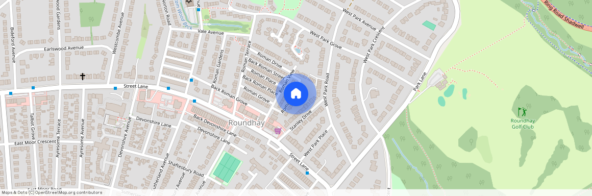 Roman Grove, Leeds, West Yorkshire, UK, LS8