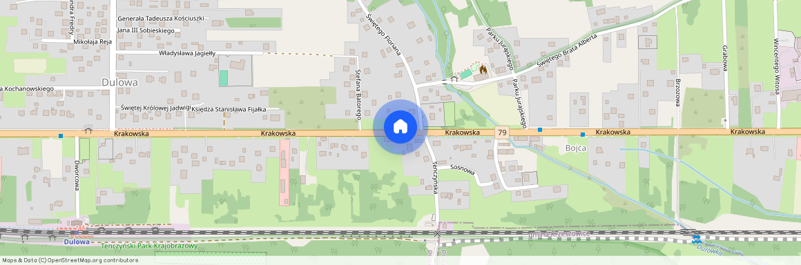 Krakowska, Chrzanowski, Trzebinia, Dulowa