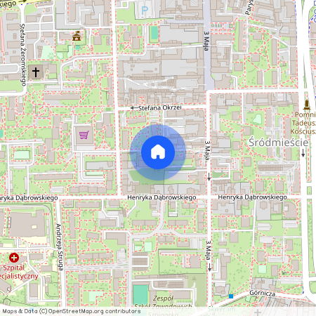 ul. 3 Maja, Śródmieście, Śródmieście, Dąbrowa Górnicza, śląskie