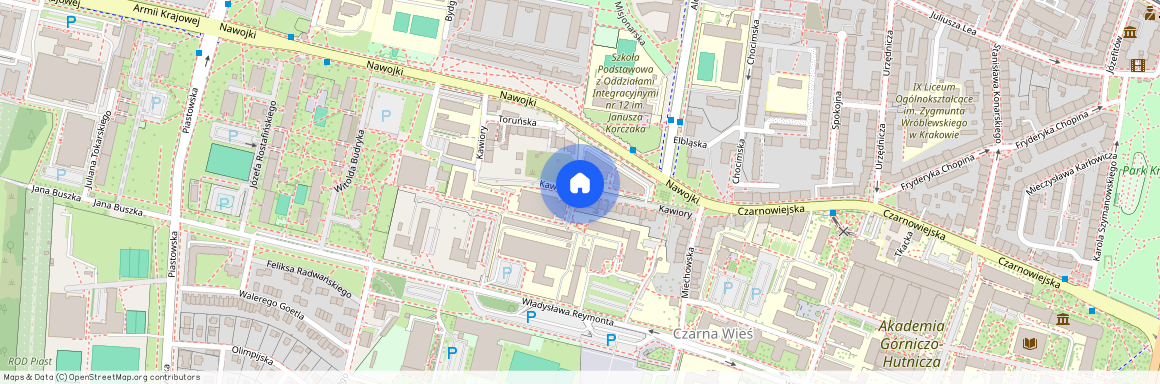 Kawiory, Kraków-Krowodrza, Kraków