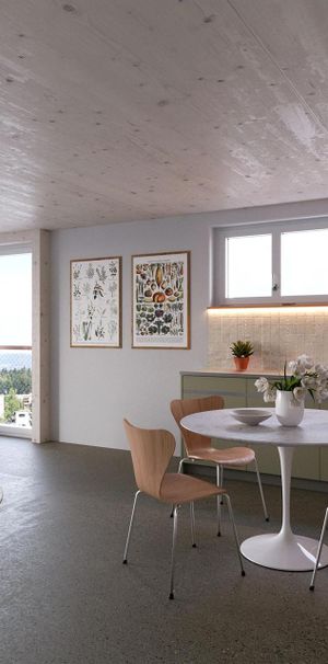 3.5-Zimmer-Maisonette mit Weitblick - Photo 1