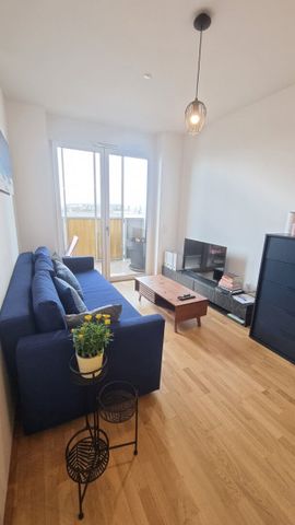 VOLL MÖBLIERT + INTERNET INKLUSIVE | 2-Zi Q Tower 9. OG, Süd-Balkon (1030) - Foto 2