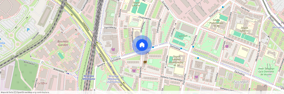 ul. Głogowska, Szczepin, Stare Miasto, Wrocław, dolnośląskie