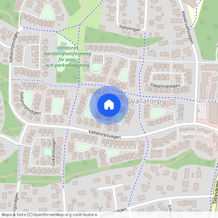 Vallatorpsvägen, Täby