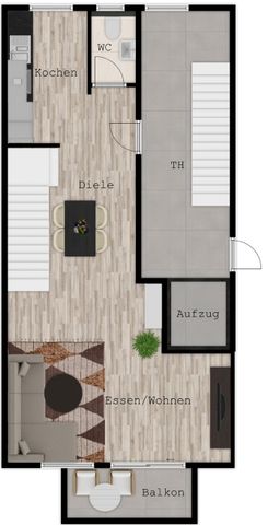 Neubau von 6 barrierearmen Komfort-Mietwohnungen in zentraler Lage von Oberhausen-Mitte - Photo 3