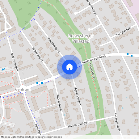 Viggebyvägen, Rosersberg