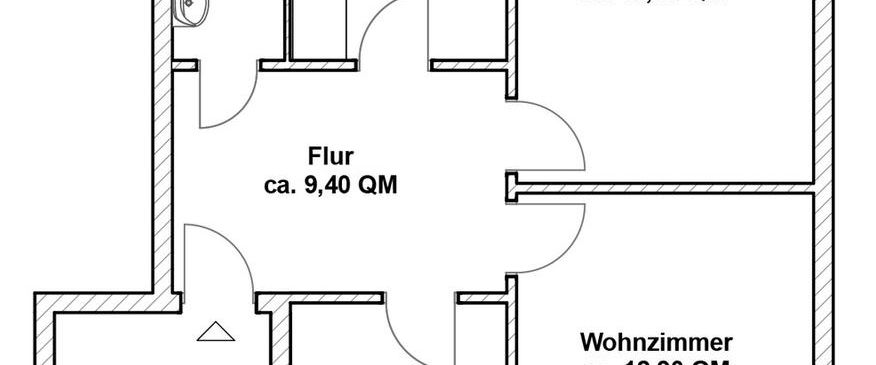 Helle, gutgeschnitte 2,5-Zimmer Wohnung Niendorf - Foto 1