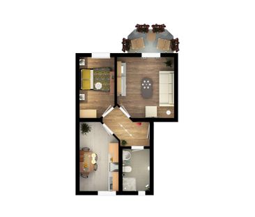 Klein aber fein! Schöne 2-Raum Wohnung mit Balkon in ruhiger Lage - Foto 1