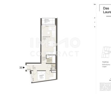 ERSTBEZUG Top Wohnung U3 2 Zimmer + Loggia - 1 bedroom apartment + ... - Foto 5