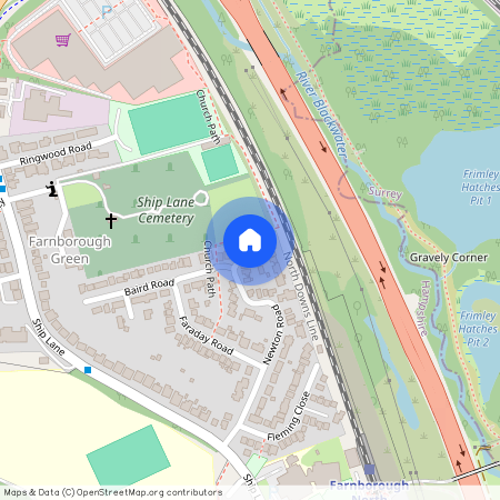 Newton Road, Farnborough, GU14